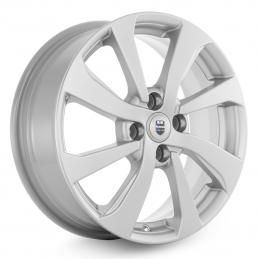 КиК Lada Vesta (КС893) 6x16 PCD4x100 ET50 DIA 60.1  Silver